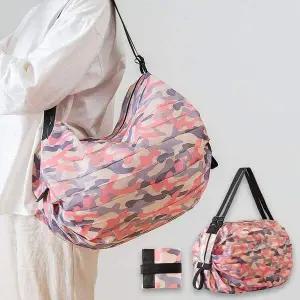 접는 짐 백 가벼운 핑크믹스 접이식 여행용가방 캐리어보조가방