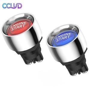 1개 자동차 엔진 시동 점화 스위치 12V 50A 3핀 SPST 순간 스 푸시 버튼 스타터 ON OFF 해양 RV용