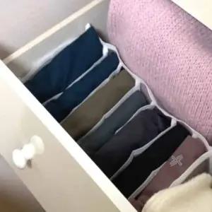 ( )붙박이장정리 장농정리 티셔츠정리함 옷수납함 옷정리트레이 메쉬 7칸 소