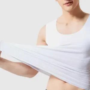 심리스 V넥 남자나시 남성런닝 무봉제 민소매 쿨티셔츠 슬림핏 티나지않는 이너웨어 속건성 언더웨어