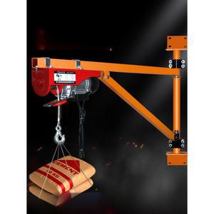 윈치 붐대 호이스트 220V 거치대 기중기 브래킷 회전식 전기 차량용 화물 크래인 벽고정