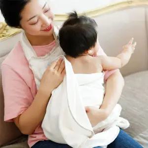 아기 목욕타월 앞치마형 1P 신생아 순면 타올 수건 WNf4+3HXZ