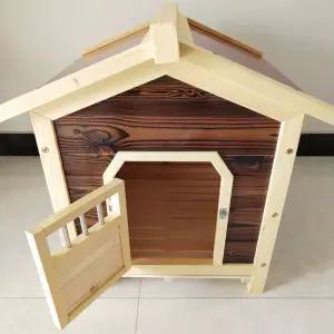 중형견 애견하우스 원목 시골 야외 진돗개집 반려동물 펜션