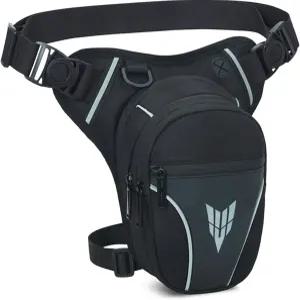 피스 드롭 레그 백 남성용 여성용 다리 가방 오토바이 라이딩 힙 파우치 패니 팩 지갑 크로스바디용 스트랩
