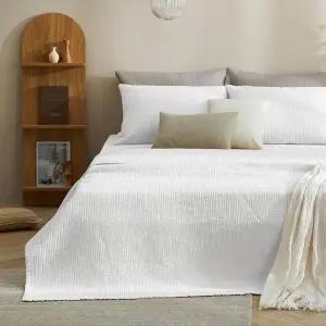 [SK] 보몽드 60수 아사 순면 피그먼트 줄누빔 스프레드 1+1세트