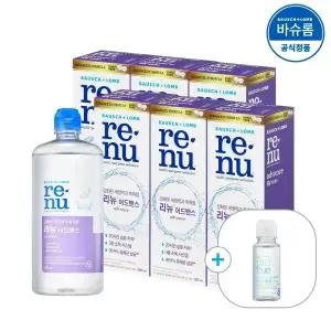 [공식] 바슈롬 리뉴 어드밴스 렌즈세척액 500ml x6개 (+60ml선물)