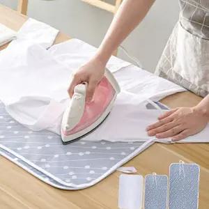 휴대용 다리미 매트 두꺼운 옷걸이형 논슬립 접이식 다리미 매트 다림질 소형 원룸