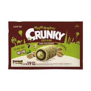 롯데웰푸드 크런키 초코바 피스타치오맛 285g, 1개