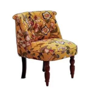 레트로풍 패브릭 소파 안락의자 1인용 대형 인테리어