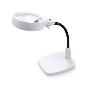 [비버블리] LED 자바라 스탠드 돋보기 고배율 확대경 120mm 10배