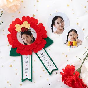 [문구티쳐] 민화샵 KC인증 카네이션 사진 브로치 DIY 만들기수업 어버이날행사 카네이션선물