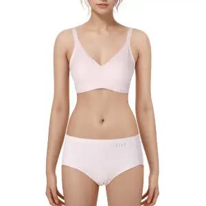 [롯데백화점]엘르이너웨어 심리스젤리노와이어브라팬티EDWBRBP13LPK
