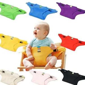 휴대용 아기 의자 안전 보조 유아 아기 식탁 벨트 외식 필수품 폴리 외출