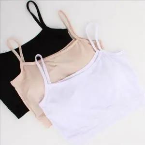 노와이어 인견 브라렛 새가슴 인견 튜브 탑 이너웨어 심리스 여름