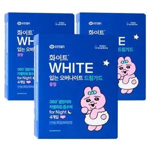 [화이트] 화이트 입는오버나이트 빤쮸토끼 팬티형생리대 중형 4Px3팩