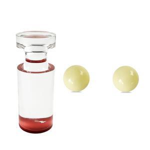 eAj 위안허 룰렛 마커 볼 세트 - 룰렛 휠 테이블 교체 볼 알약 2개가 포함된 플랫 탑 아크릴 승리 마커, 카지노 게임용 포켓 룰렛 액세서리