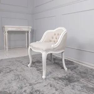 프렌치 엔틱 페브릭 식탁의자 클래식 앤틱의자