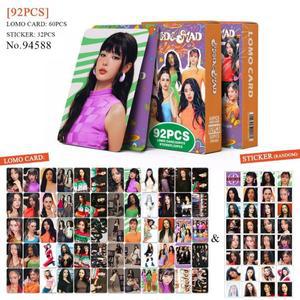 92개/세트 KATSEYE 아이돌 걸그룹 새 앨범 MOD MAD 로모 카드 HD 포토카드 마논 메간 라라 다니엘라 윤채