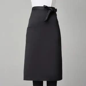 ( )조리사 심플 롱 허리 앞치마 블랙