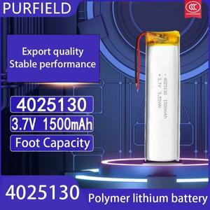 3.7V 4025130 폴리머 리튬 배터리 1500mah DVD GPS 블루투스 레코더 미러 헤드 라이트 캐비닛 LED 스트립