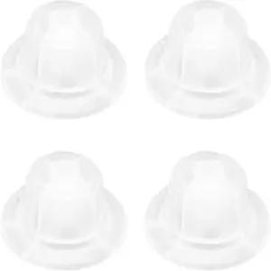 MOBUTOFU 4Pcs 구멍 팬 블레이드 너트 커버 범용 나사 고정 액세서리 천장 테이블 위한 플라스틱 교체 쉬운