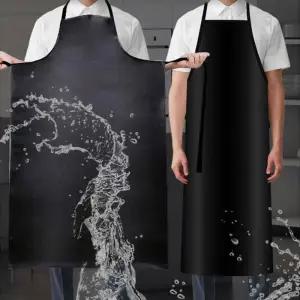 가죽앞치마 작업실 생활방수 앞치마 공방 수산시장 주방 PU하이롱 정육점