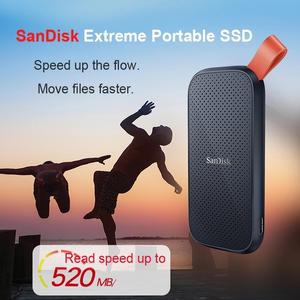 Sandisk E61 SSD 고속 외장 디스크 하드 드라이브 노트북 데스크탑용 휴대용 500GB 1TB 2TB 4TB