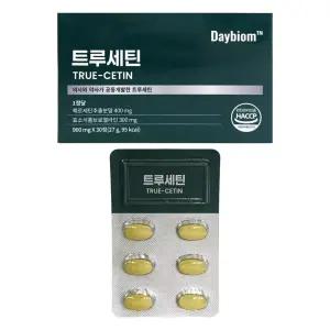 자연새긴 트루세틴 브로멜라인 퀘르세틴 900mg x 30정 1개 / 써클