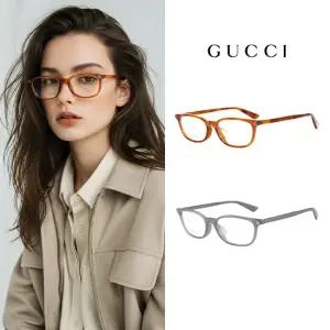 (국내당일출고) [GUCCI]  명품 안경테 GG0123OJ 스퀘어 뿔테 여자 남자 추천 인기