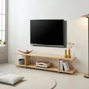 [인터데코]고급스러운 원목소재로 만든 거실 tv장 180cm P0000BXE