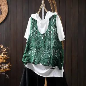 디튜 펀칭 니팅 베스트_NB2LK020