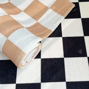 체커보드 거실 러그인테리어 카펫트 카펫 장식용 실내