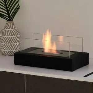 화목 가정용 에탄올 난로 불멍 램프 (사각)