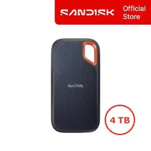 [샌디스크] 익스트림 포터블 외장 SSD 4TB 4테라 E61 블랙 USB 3.2 Gen2 1050MB/s