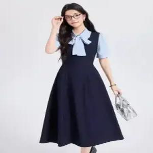 원피스 치마 여성 셔츠 면접 교사 유아 작업복 세트 민소매 나시 대학생 정장세트 교자 KS1