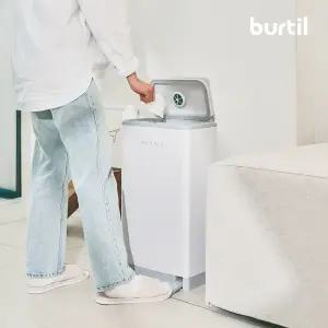 버틸 탈취 휴지통 쓰레기통 28L 기저귀 화장실 냄새차단 밀폐 종량제