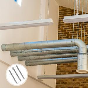 콘크리트앙카 6개 스테인리스 스틸 확장 볼트 콘크리트 석조물 고정용 헤비 듀티 앵커 패스너 너트 슬리브