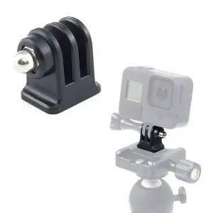 [셀러에이드]액션캠 고프로 호환용 삼각대 연결 1/4 나사 마운트 셀카봉 스탠드