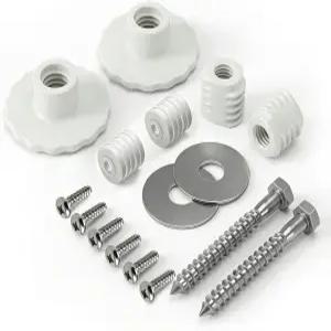 섬유 유리 샤워용 RotoVent 그랩 바 장착 키트 조절 가능한 스페이서가 있는 앵커 15/16인치~2-1/8인치