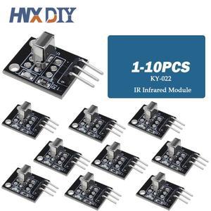 5/10pc KY-022 IR 적외선 센서 수신기 모듈 Arduino 용 2.7-5.5V 원격 제어 3Pin TL1838 VS1838B