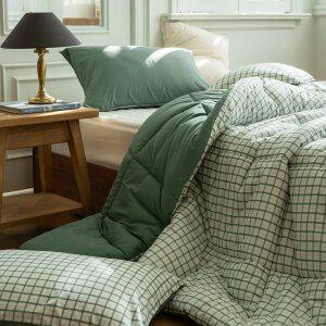 플로라 코지체크 60수 아사 차렵이불 3컬러