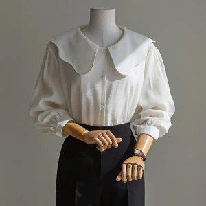 (안나앤플러스) 달린 세일러 블라우스[셔츠DRU56] 빅사이즈