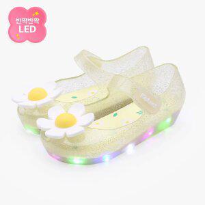[키펀트] LED 데이지 라이팅 유아 여아 젤리슈즈