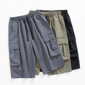 빅사이즈 남자 여름 버뮤다 등산반바지 7부 나일론 건빵 카고 반바지