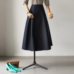 (안나앤모드) stitch 생지 플레어 스커트[스커트CUE48]