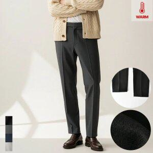 (28~40숏/기본) 겨울 남자 기모 슬랙스 스판 구김 방지 정장 바지 3컬러 5712-6812