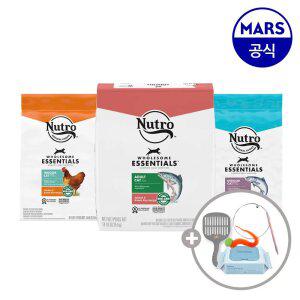 뉴트로 캣 6.35kg 골라담기+모래삽+고양이낚시대+베베숲물티슈