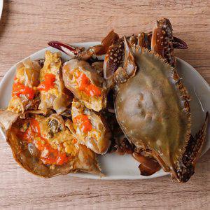 홍주부 프리미엄 연평도 알배기 암꽃게 간장게장 2kg (2미)