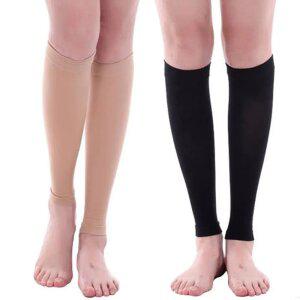종아리 압박스타킹 임산부 골프 등산 다리 압박밴드 살색 블랙