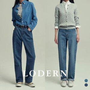 [택가 44500원][로던]여)데님워싱 루즈스트레이트 데님(FLRFDDE504P)